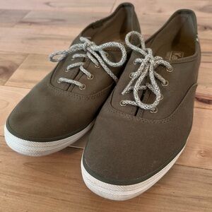 Keds Champion Canvas Sneaker in olive
